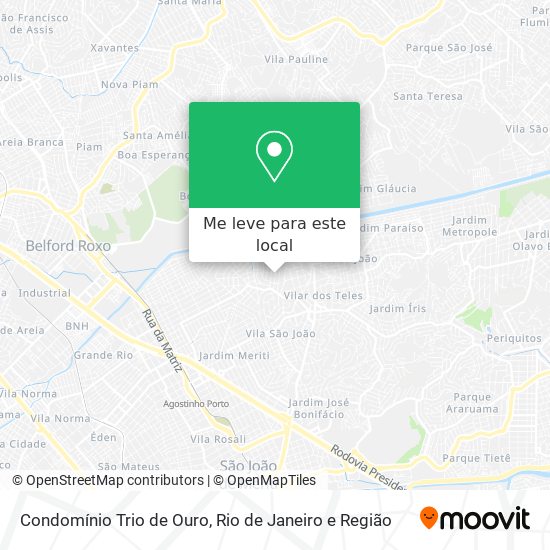 Condomínio Trio de Ouro mapa