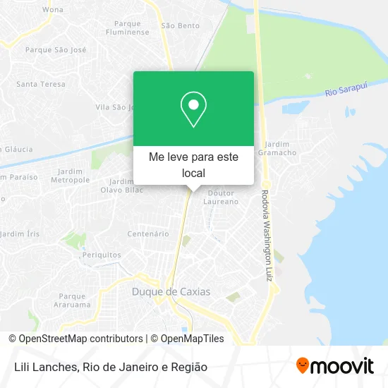Lili Lanches mapa