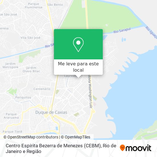 Centro Espírita Bezerra de Menezes (CEBM) mapa