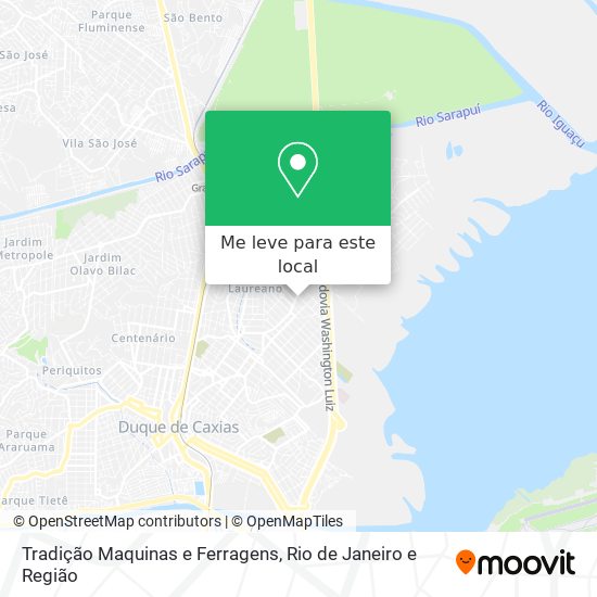 Tradição Maquinas e Ferragens mapa