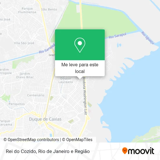 Rei do Cozido mapa