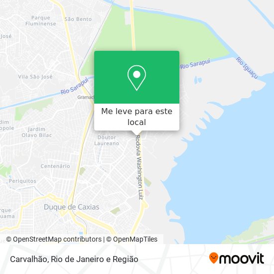 Carvalhão mapa