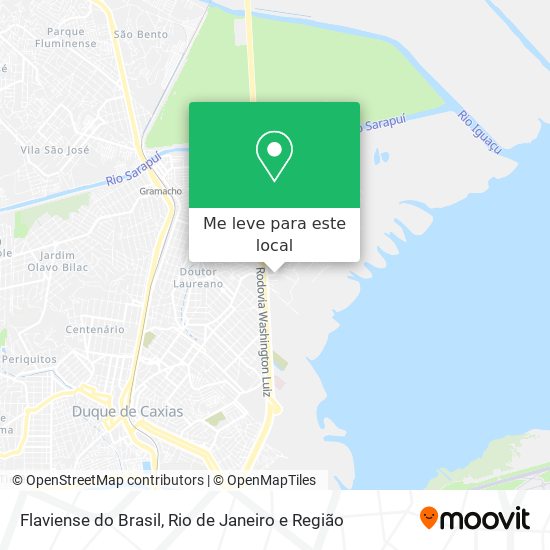 Flaviense do Brasil mapa