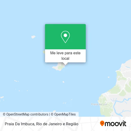 Praia Da Imbuca mapa
