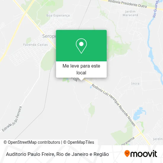 Auditorio Paulo Freire mapa