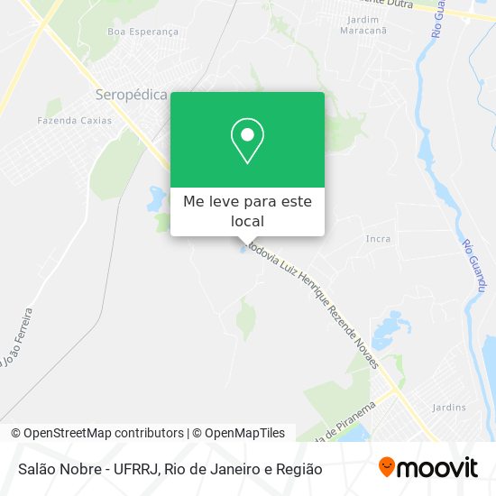Salão Nobre - UFRRJ mapa