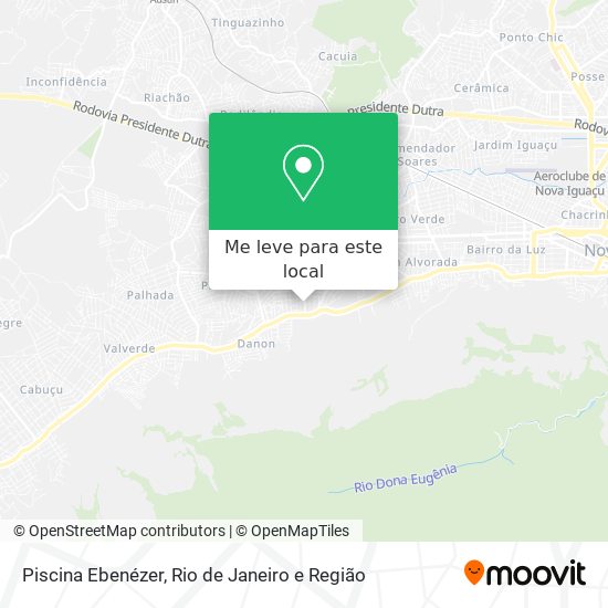 Piscina Ebenézer mapa