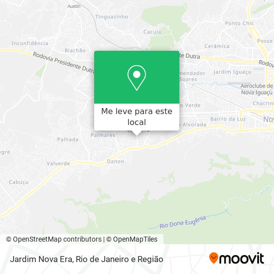 Jardim Nova Era mapa
