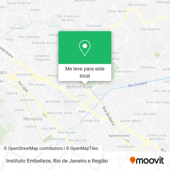 Instituto Embelleze mapa