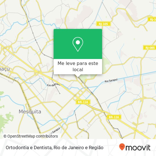 Ortodontia e Dentista mapa