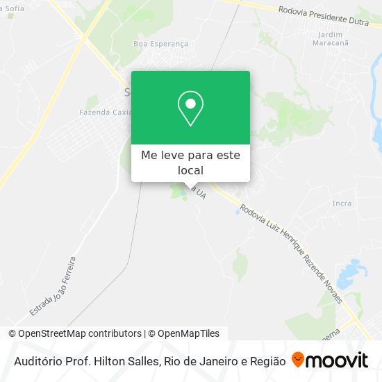 Auditório Prof. Hilton Salles mapa
