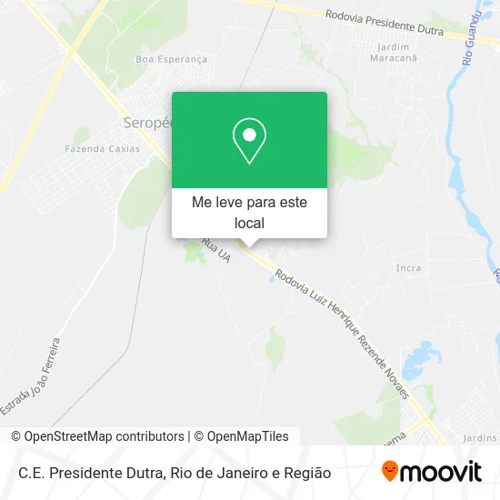 C.E. Presidente Dutra mapa