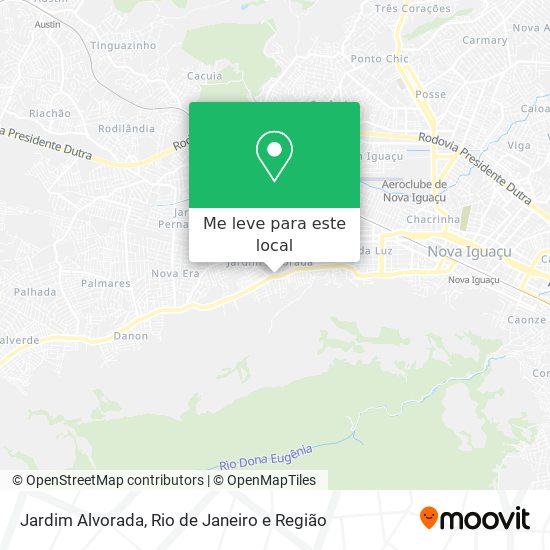 Jardim Alvorada mapa