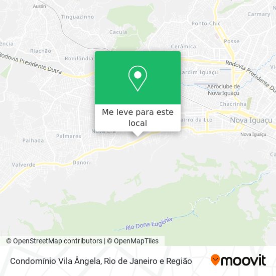 Condomínio Vila Ângela mapa