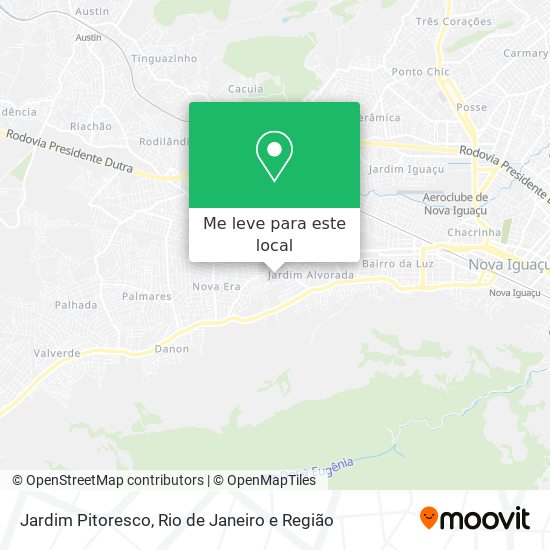 Jardim Pitoresco mapa