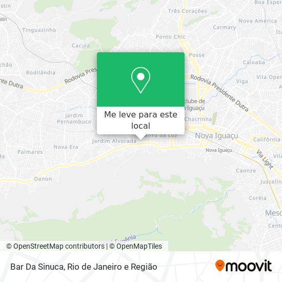 Bar Da Sinuca mapa