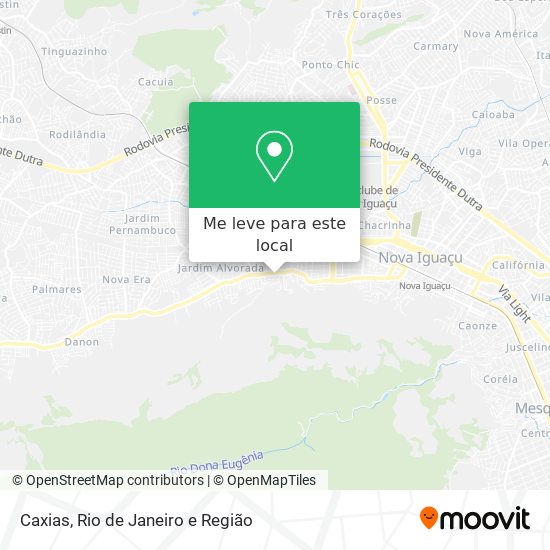 Caxias mapa