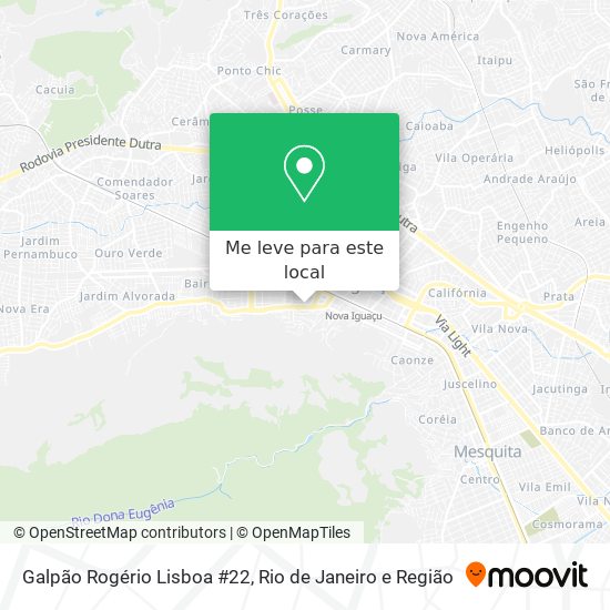 Galpão Rogério Lisboa #22 mapa