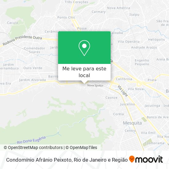 Condomínio Afrânio Peixoto mapa