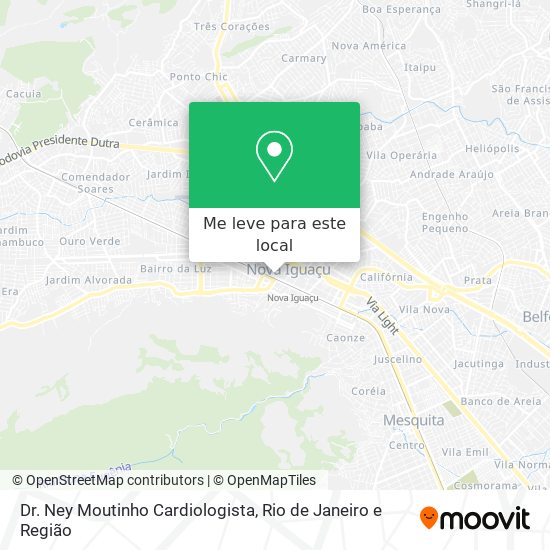 Dr. Ney Moutinho Cardiologista mapa