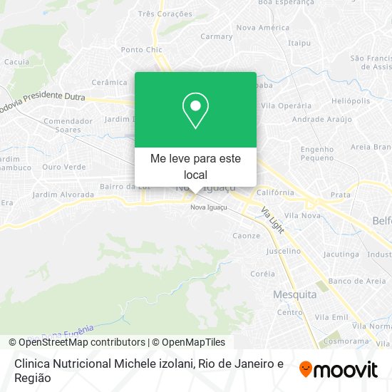 Clinica Nutricional Michele izolani mapa
