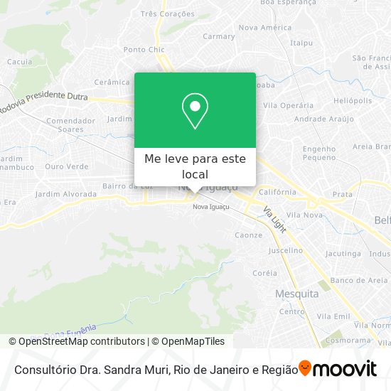 Consultório Dra. Sandra Muri mapa