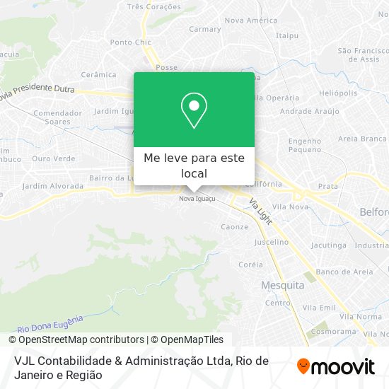 VJL Contabilidade & Administração Ltda mapa