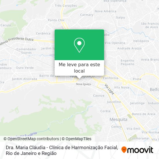 Dra. Maria Cláudia - Clínica de Harmonização Facial mapa