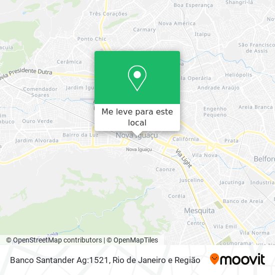 Banco Santander Ag:1521 mapa