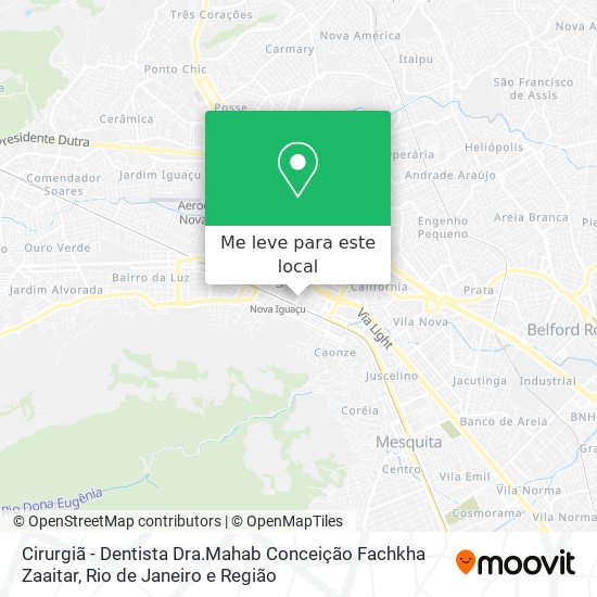 Cirurgiã - Dentista Dra.Mahab Conceição Fachkha Zaaitar mapa