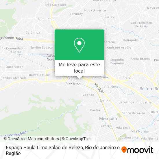 Espaço Paula Lima Salão de Beleza mapa
