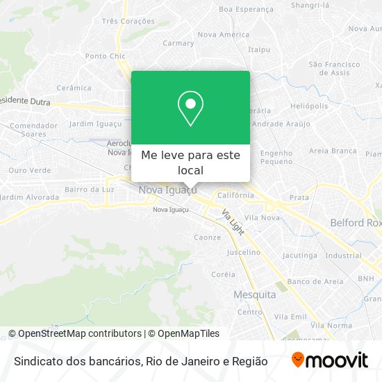 Sindicato dos bancários mapa
