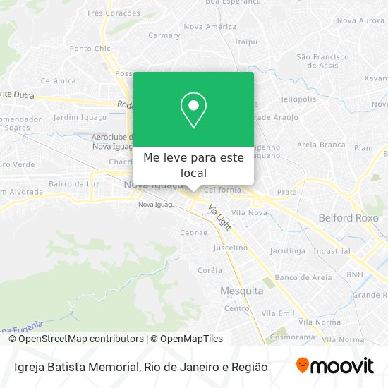 Igreja Batista Memorial mapa