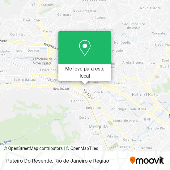Puteiro Do Resende mapa