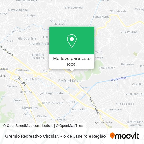 Grêmio Recreativo Circular mapa
