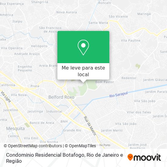 Condomínio Residencial Botafogo mapa