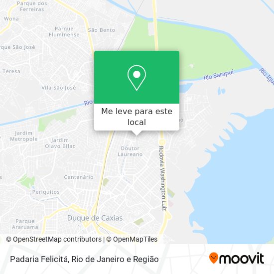Padaria Felicitá mapa