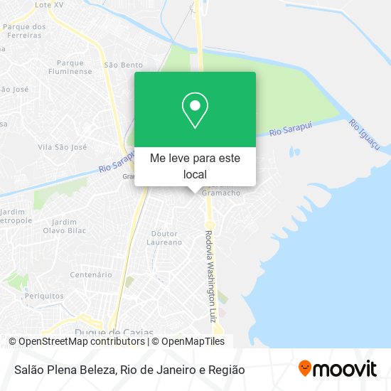 Salão Plena Beleza mapa