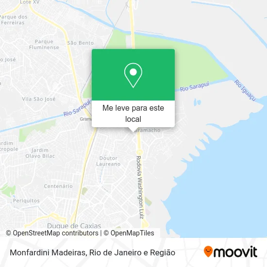 Monfardini Madeiras mapa