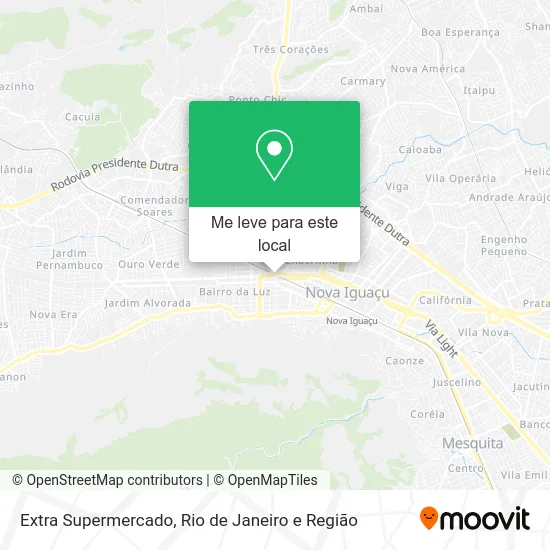Extra Supermercado mapa