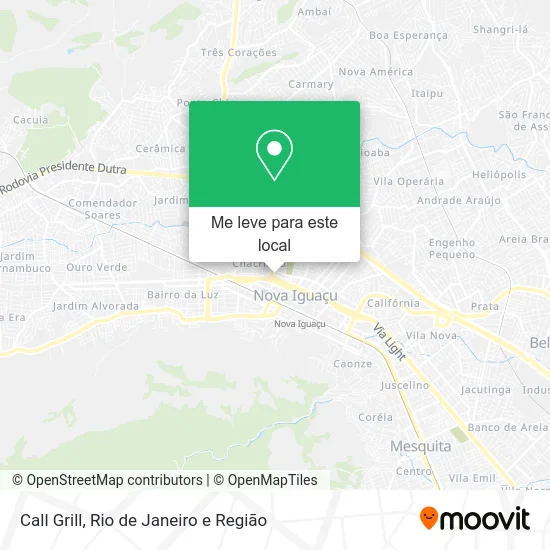 Call Grill mapa