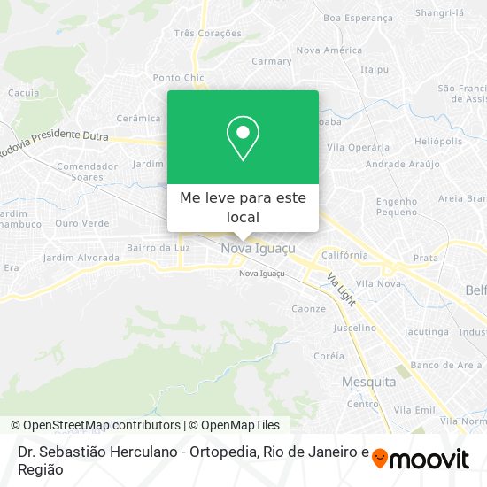 Dr. Sebastião Herculano - Ortopedia mapa