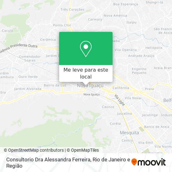 Consultorio Dra Alessandra Ferreira mapa