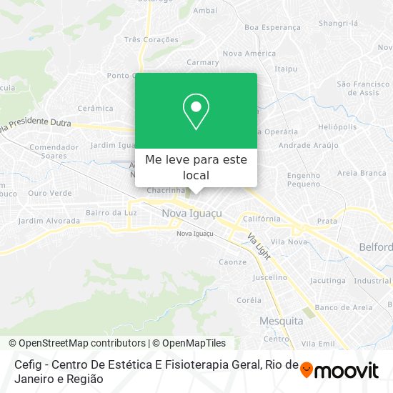 Cefig - Centro De Estética E Fisioterapia Geral mapa