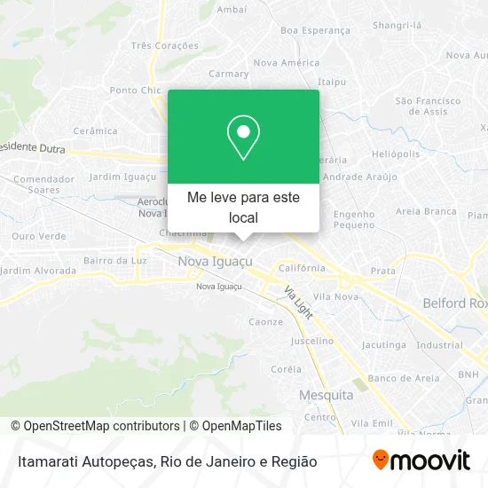 Itamarati Autopeças mapa