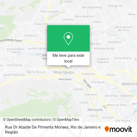 Rua Dr Ataíde De Pimenta Moraes mapa