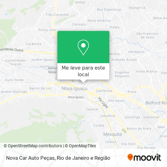 Nova Car Auto Peças mapa