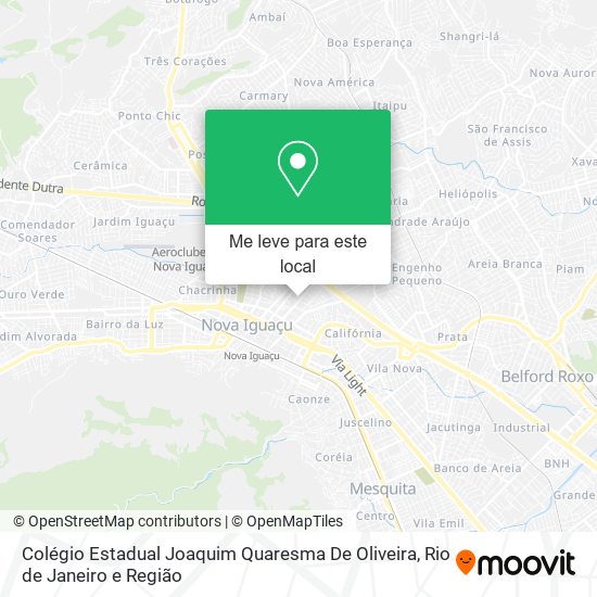 Colégio Estadual Joaquim Quaresma De Oliveira mapa