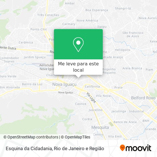 Esquina da Cidadania mapa
