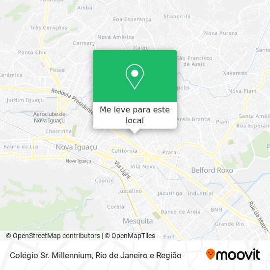 Colégio Sr. Millennium mapa